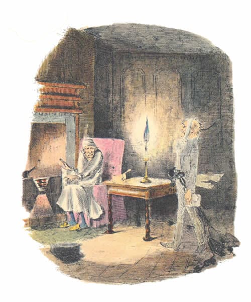Illustrations of A Christmas Carol.