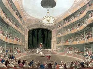 Astley's Ampitheatre, illustration from c. 1807.