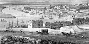 Chatham. Illustration dating from around 1830.