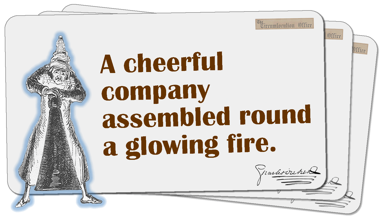 A Cheerful Company Assembled Round A Glowing Fire