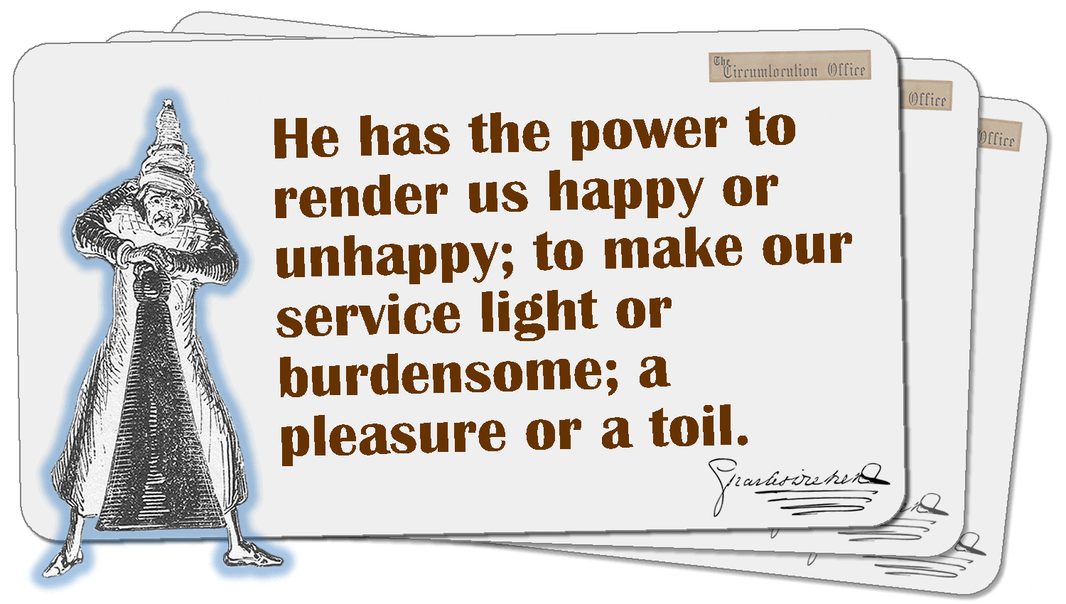 Quotations by the character Fezziwig from A Christmas Carol.