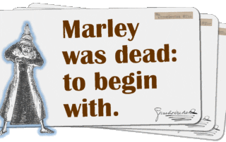 Marley was dead: to begin with.