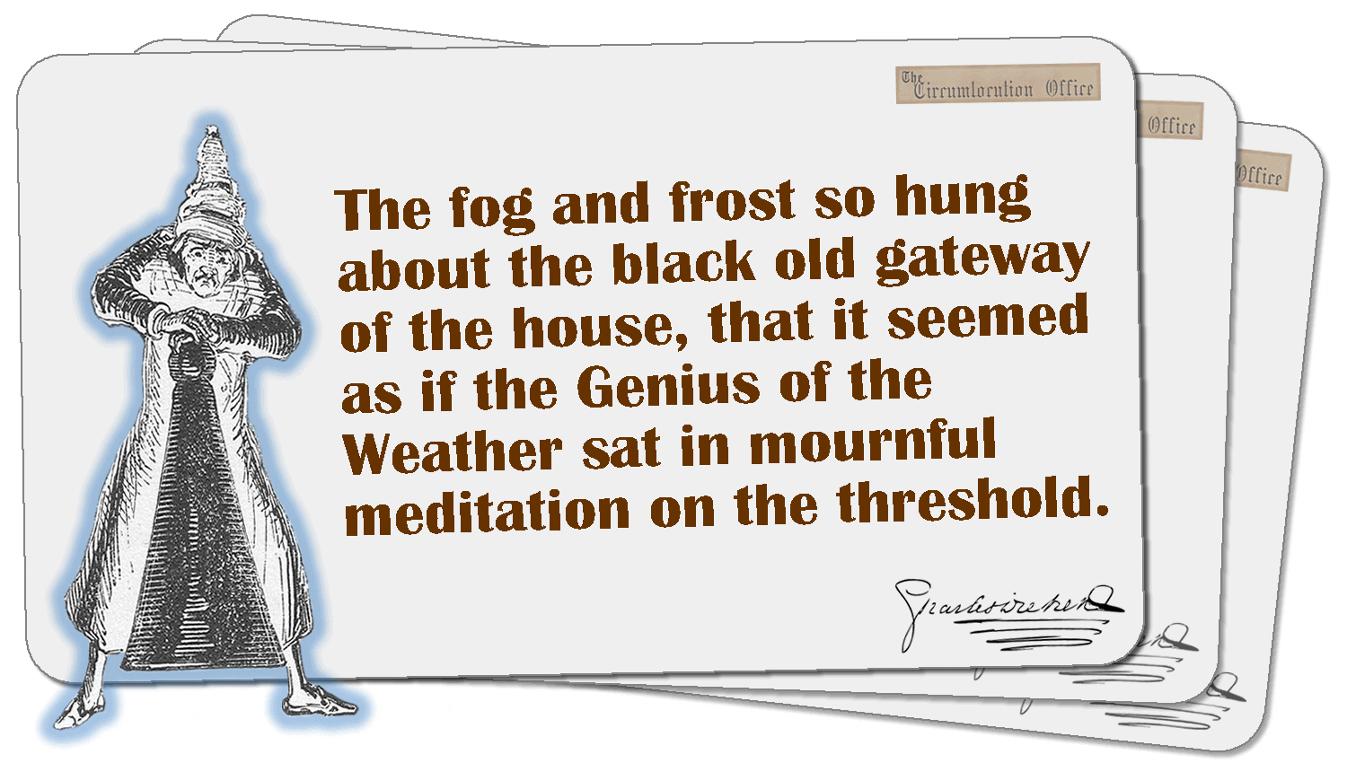 Quotations on the theme of Weather by Charles Dickens.