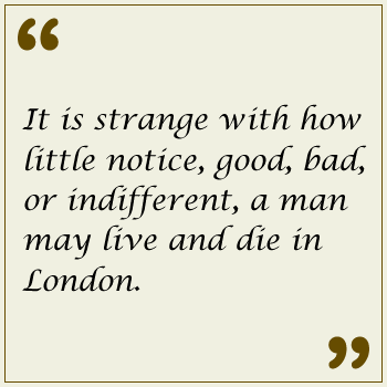 It is strange with how little notice, good, bad, or indifferent ...